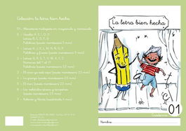 Cuaderno Rebost (Cas.) La Letra Bien Hecha Minusculas Nº 01 (Set de 5)