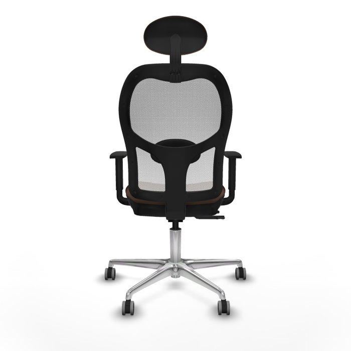 PIQUERAS Y CRESPO Silla de oficina Jorquera Marrón/Blanco PIQUERAS Y CRESPO Silla de oficina Jorquera Marrón/Blanco