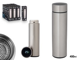KINVARA Termo con Termómetro Digital Acero 450ml