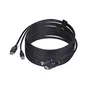 StarTech.com Cable KVM DisplayPort 1.2 y USB 3.2 Gen 1 de 3m, 4K 60Hz, Negro
