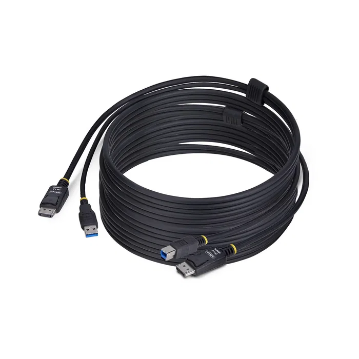 Cable kvm displayport y usb 3.0 5gbps de 3m Cable kvm displayport y usb 3.0 5gbps de 3m