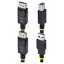StarTech Cable KVM DisplayPort 1.2 y USB 3.2 Gen 1 de 3,1 m Negro