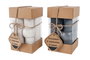 DKD Home Decor Set de 6 Salvamanteles de Algodón con 2 Servilletas