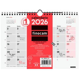 Finocam Calendario De Pared Para Escribir S-210x150 mm Mv Neutro 2026