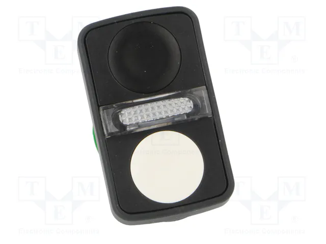 SCHNEIDER ELECTRIC Interruptor Doble Harmony XB5 22mm Blanco/Negro