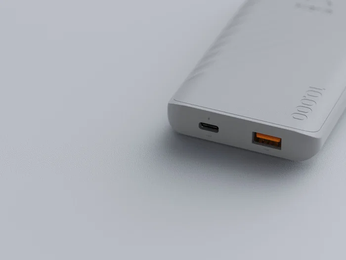 Xtorm XG2100 Go2 Power Bank 10000 mAh Blanco Ceniza - Batería Externa Portátil con Carga Rápida 15W, Doble Salida USB-C y USB-A, Compacto y Ligero para Smartphone, Tableta