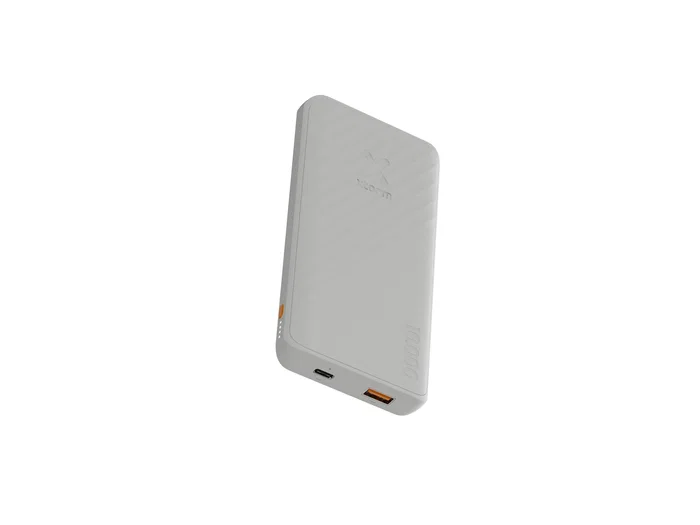 Xtorm XG2100 Go2 Power Bank 10000 mAh Blanco Ceniza - Batería Externa Portátil con Carga Rápida 15W, Doble Salida USB-C y USB-A, Compacto y Ligero para Smartphone, Tableta