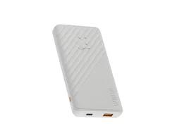 Xtorm XG2100 Go2 Power Bank 10000 mAh Blanco Ceniza - Batería Externa Portátil con Carga Rápida 15W, Doble Salida USB-C y USB-A, Compacto y Ligero para Smartphone, Tableta