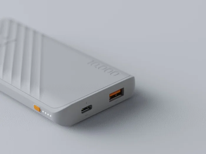 Xtorm XG2100 Go2 Power Bank 10000 mAh Blanco Ceniza - Batería Externa Portátil con Carga Rápida 15W, Doble Salida USB-C y USB-A, Compacto y Ligero para Smartphone, Tableta