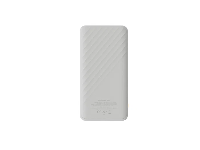 Xtorm XG2100 Go2 Power Bank 10000 mAh Blanco Ceniza - Batería Externa Portátil con Carga Rápida 15W, Doble Salida USB-C y USB-A, Compacto y Ligero para Smartphone, Tableta