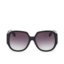Adidas OR0098 01B Gafas de Sol para Mujer Marrón Negro Brillante Gris Humo Degradado