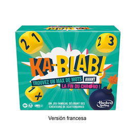 Hasbro Juego Kablab Francés F2562 Juego de Mesa Familiar +10 Años Idioma Francés