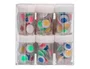 Liderpapel Ojos para manualidades de 15 mm con pupilas de colores surtidos, pack de 144 unidades