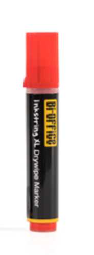 Bi-Office PE4002 marcador 3 pieza(s) Punta redonda Rojo