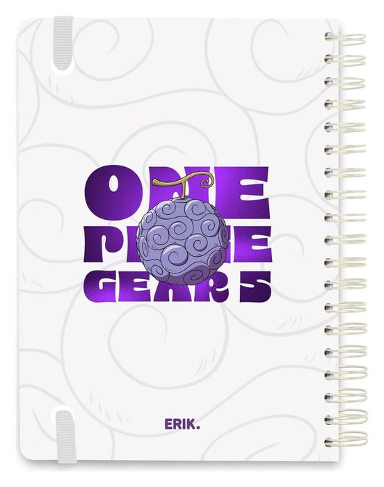 One Piece Agenda Escolar planificador semanal 2026/2027 Gear 5 A5