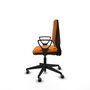 PIQUERAS Y CRESPO Silla de oficina Elche Naranja con Brazos Fijos