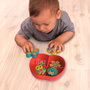 Clementoni 17600 - Juego de Lazos Montessori para Enhebrar Cuentas y Hacer Pulseras, Juguete Educativo para Niños +18 Meses (Idioma: Español)