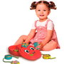 Clementoni 17600 - Juego de Lazos Montessori para Enhebrar Cuentas y Hacer Pulseras, Juguete Educativo para Niños +18 Meses (Idioma: Español)