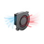 DeLOCK Ventilador radial 12 V CC 75 x 75 x 15 mm, 3-pin, Negro