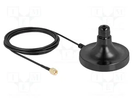 DeLOCK 81491 Base de antena magnética con cable de 3 m y conectores Clase N a RP-SMA