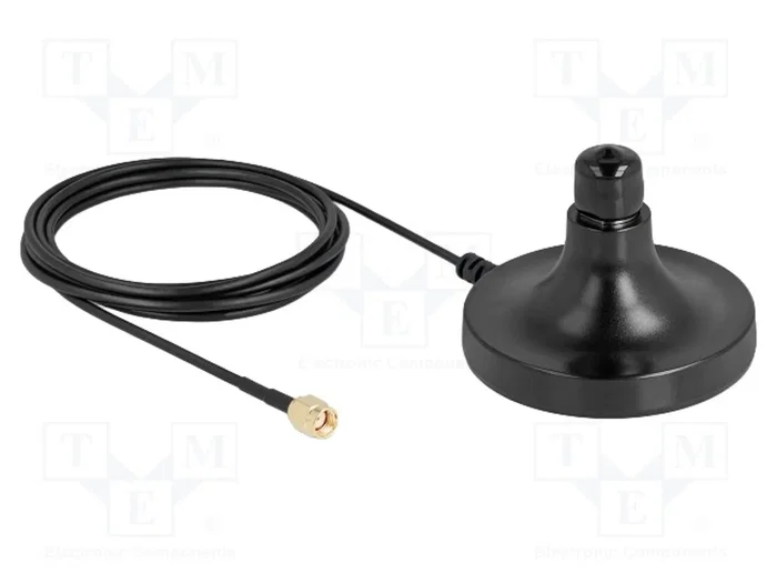 DeLOCK 81491 Base de antena magnética con cable de 3 m y conectores Clase N a RP-SMA DeLOCK 81491 Base de antena magnética con cable de 3 m y conectores Clase N a RP-SMA