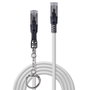 LINDY Cable de red Cat6a S/FTP 47602 Gris 1 m