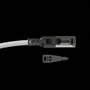 LINDY Cable de red Cat6a S/FTP 47602 Gris 1 m