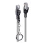 LINDY Cable de red Cat6a S/FTP 47602 Gris 1 m