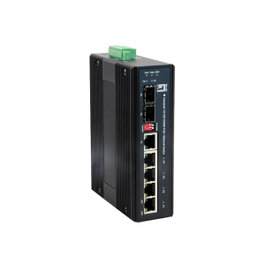 Level one Switch industrial 4p 10/100/1000 poe + 1 sfp + 1 combo