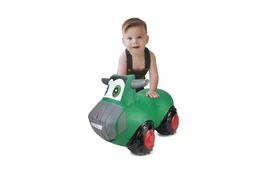 Jamara Fendt Tractor de Salto Juguete para Niños de 1 Año, Negro y Verde, Licencia Oficial, Resistente, Sin BPA, Carga 50 kg