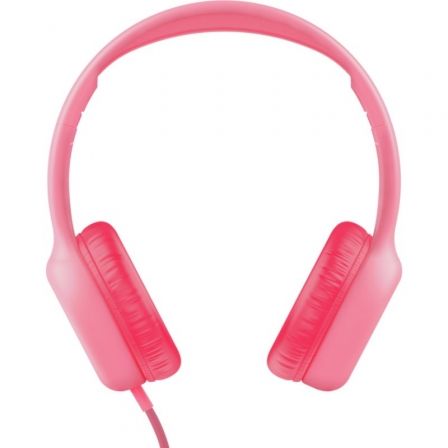 Trust Auriculares alámbricos con Diadema para Llamadas y Música Rosa