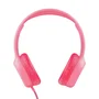 Trust Nouna Auriculares Diadema Alámbricos con Micrófono Integrado para Llamadas y Música, Circumaural, Color Rosa, Ajustables y Plegables