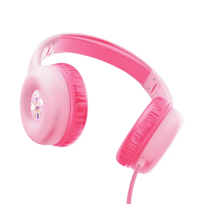 Trust Nouna Auriculares Diadema Alámbricos con Micrófono Integrado para Llamadas y Música, Circumaural, Color Rosa, Ajustables y Plegables Trust Nouna Auriculares Diadema Alámbricos con Micrófono Integrado para Llamadas y Música, Circumaural, Color Rosa, Ajustables y Plegables