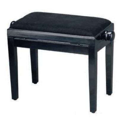 Banqueta Regulable para Piano Negro Brillo Banqueta Regulable para Piano Negro Brillo