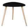 Home Deco Factory Mesa Auxiliar Shelly Negra H.46