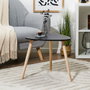 Home Deco Factory Mesa Auxiliar Shelly Negra H.46