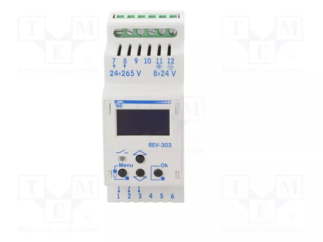 NOVATEK ELECTRO Programador de tiempo REV-303 SPDT NOVATEK ELECTRO Programador de tiempo REV-303 SPDT