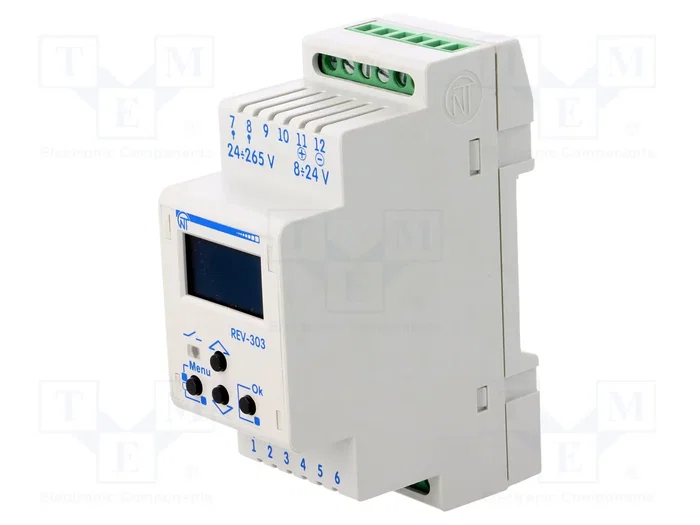 NOVATEK ELECTRO Programador de tiempo REV-303 SPDT NOVATEK ELECTRO Programador de tiempo REV-303 SPDT