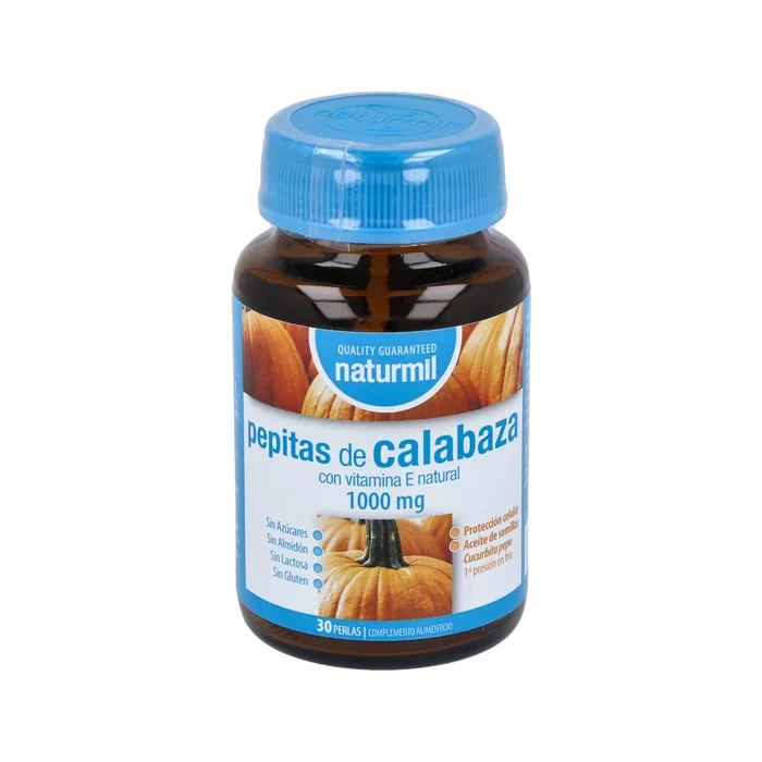 Naturmil Calabaza 30 perlas de 1000mg