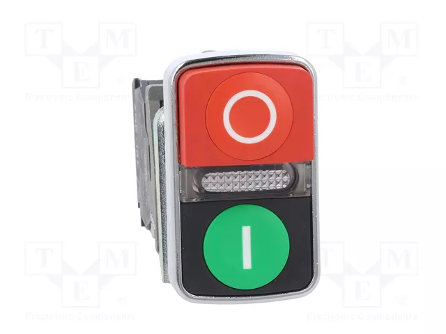 SCHNEIDER ELECTRIC Interruptor Doble Harmony XB4 22mm Rojo/Verde con LED