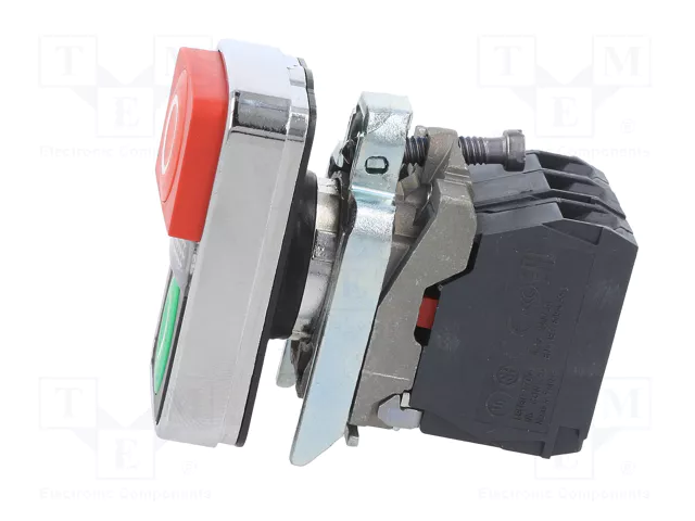 SCHNEIDER ELECTRIC Interruptor Doble Harmony XB4 22mm Rojo/Verde con LED