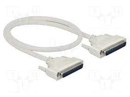 DeLOCK Cable serie D-Sub 37 macho a macho 0,5 m