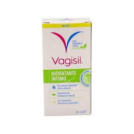Vagisil Gel Hidratante Natural con Camomila y Ácido Hialurónico para Sequedad Vaginal, 50 ml