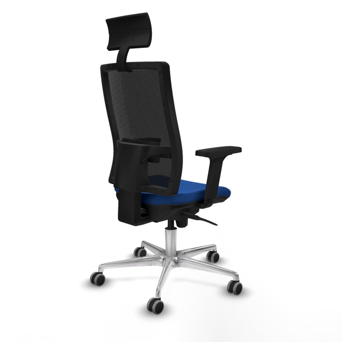 PIQUERAS Y CRESPO Silla de oficina Horna con mecanismo Sincro, Azul y Negro PIQUERAS Y CRESPO Silla de oficina Horna con mecanismo Sincro, Azul y Negro