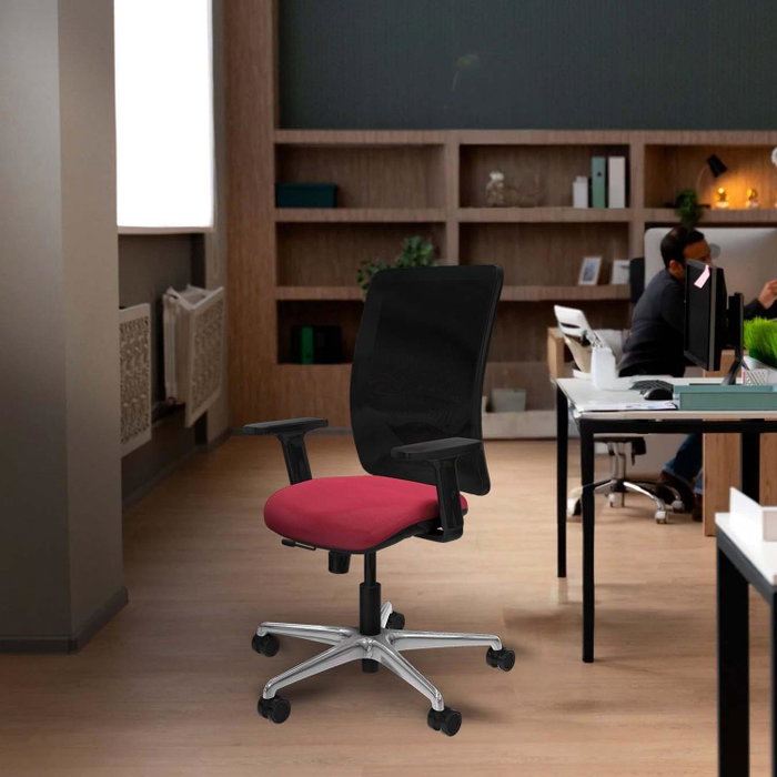 PIQUERAS Y CRESPO Silla de oficina Zulema con mecanismo Sincro/Traslack, Lila y Gris PIQUERAS Y CRESPO Silla de oficina Zulema con mecanismo Sincro/Traslack, Lila y Gris