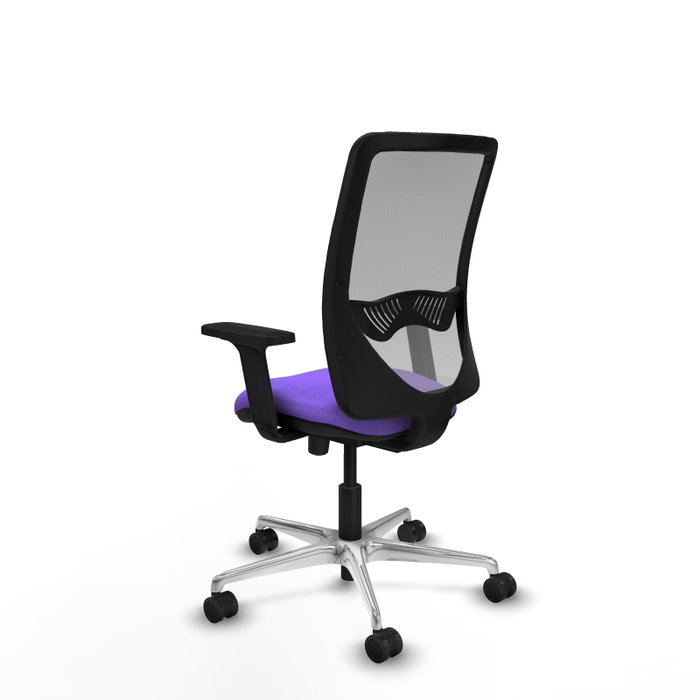 PIQUERAS Y CRESPO Silla de oficina Zulema con mecanismo Sincro/Traslack, Lila y Gris PIQUERAS Y CRESPO Silla de oficina Zulema con mecanismo Sincro/Traslack, Lila y Gris