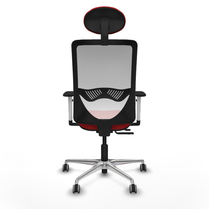 PIQUERAS Y CRESPO Silla de oficina Zulema Sincro/Traslack Rojo y Blanco PIQUERAS Y CRESPO Silla de oficina Zulema Sincro/Traslack Rojo y Blanco