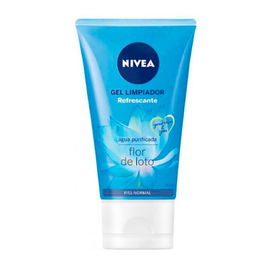 Nivea Gel Limpiador Refrescante al Agua 150 ml con Vitamina E e Hydra IQ para Piel Normal