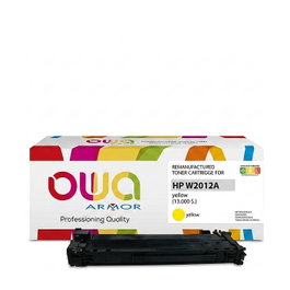 Armor Toner Compatible HP W2012A Amarillo (13.000 Páginas) para LaserJet Enterprise M856, MFP M776