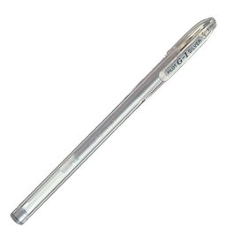 Pilot G-1 Metallic Bolígrafo de Tinta Gel Plata Trazo 0,3 mm